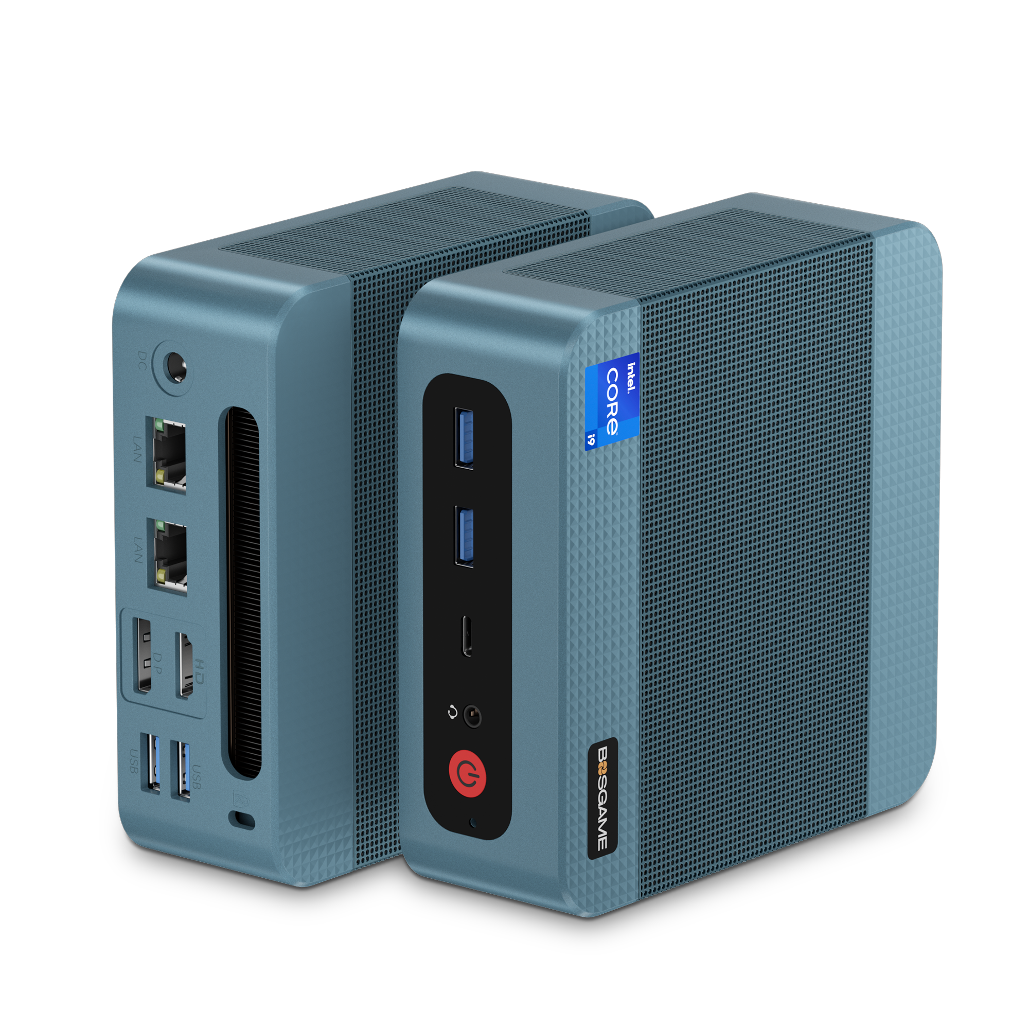 BOSGAME Intel Mini PC P2Pro, Intel Core-i9 12900H 32GB DDR4 1TB SSD Thundernblot 4 Mini PC Daul NIC PC