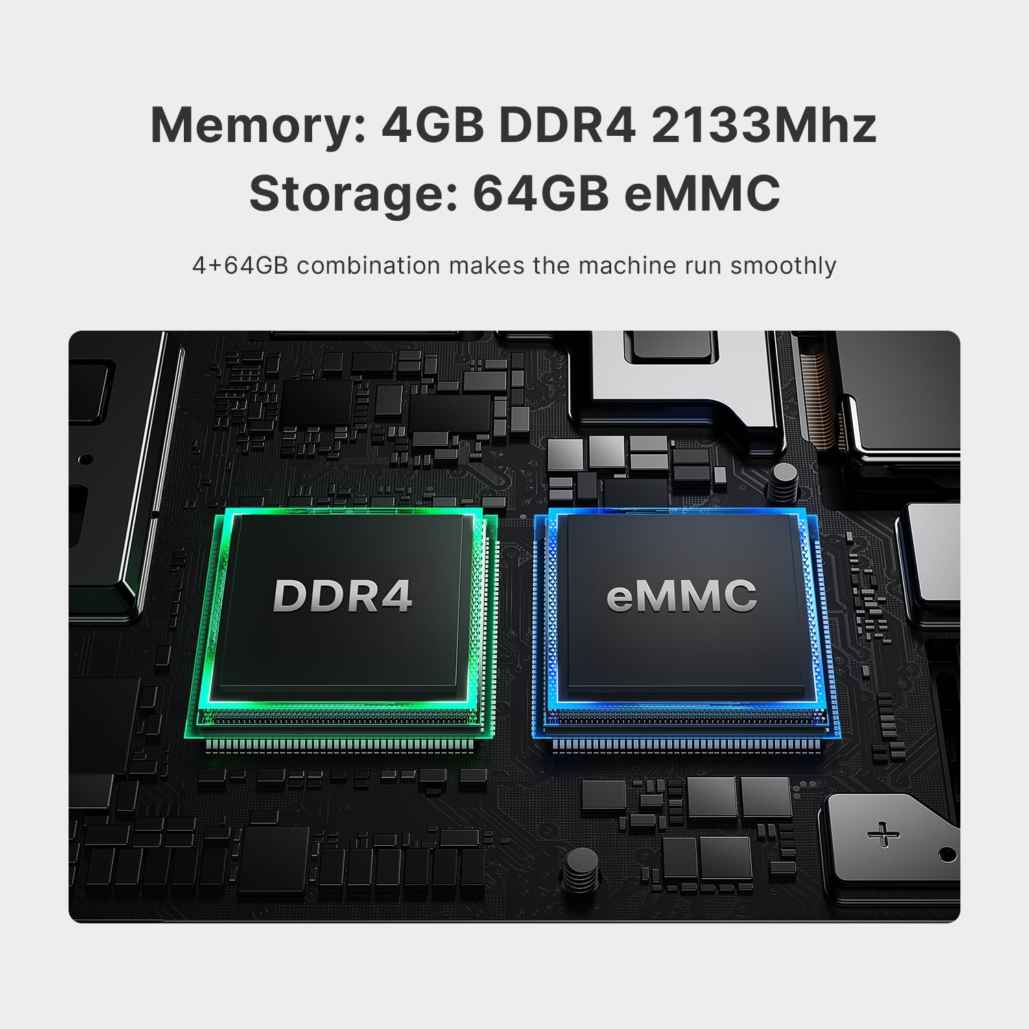 BOSGAME Fanless Mini PC AG40, Intel Celeron Processor N4020,Intel® UHD Graphics 600,4GB DDR4 2133Mhz (On Board)