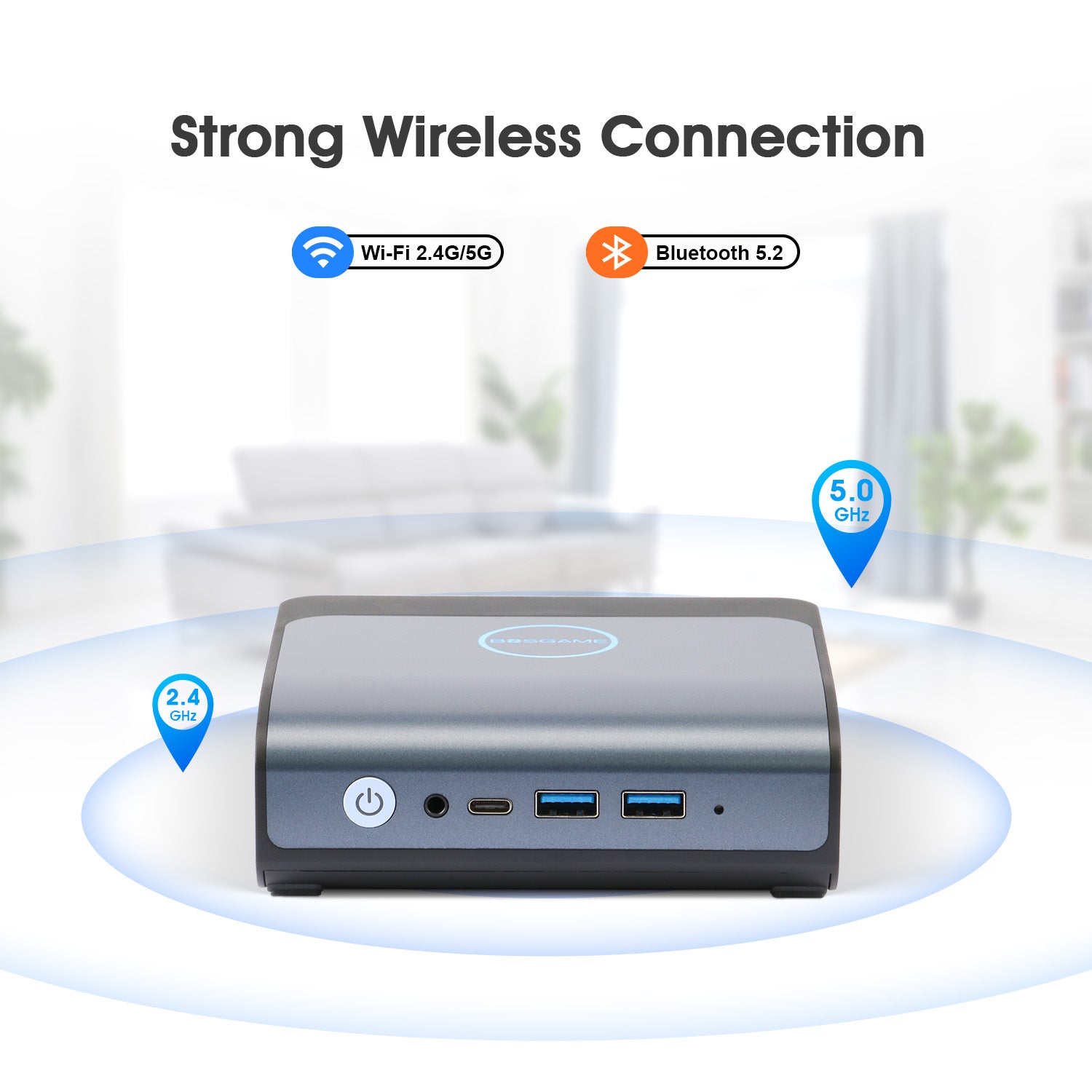 BOSGAME Mini PC E1, Intel N100 CPU, Dual 2.5G Lan