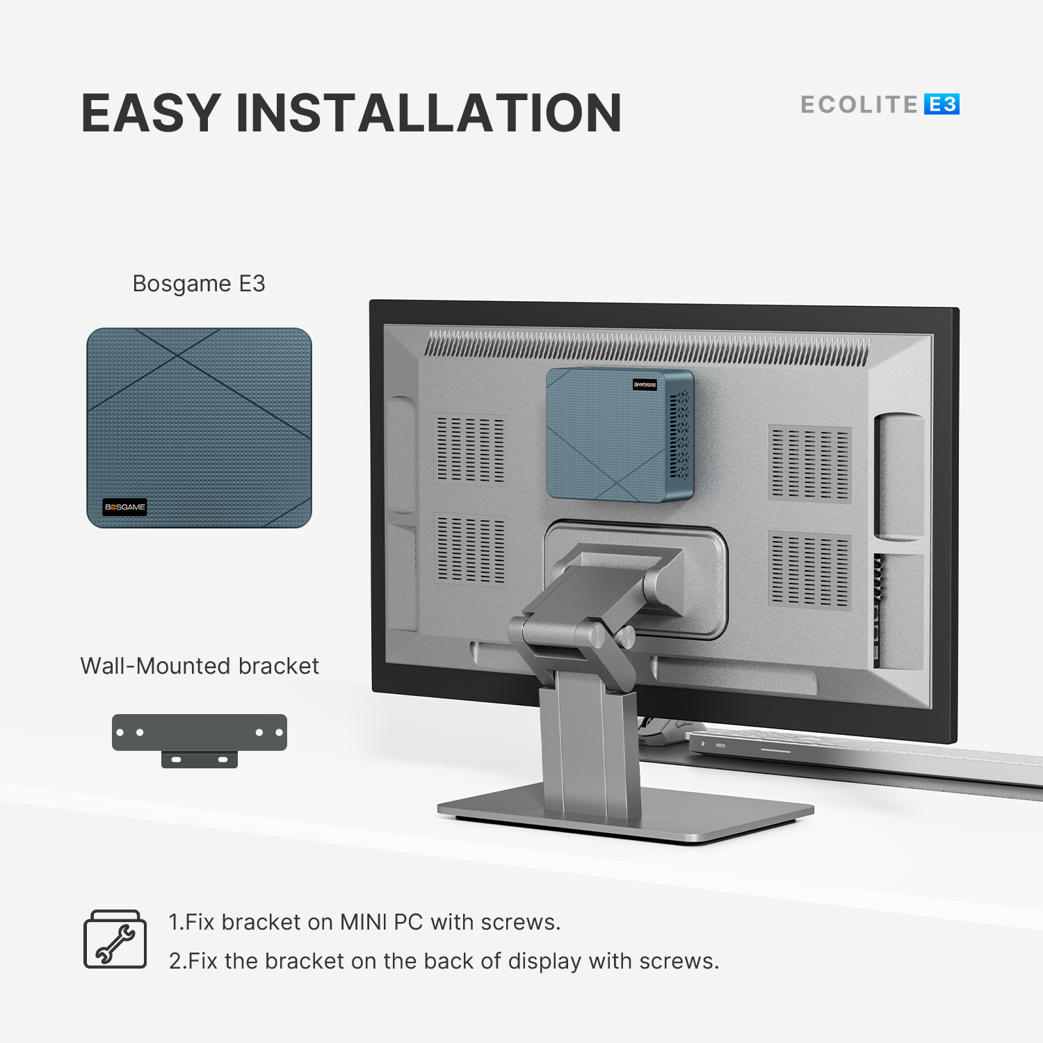 BOSGAME Intel Mini PC E3