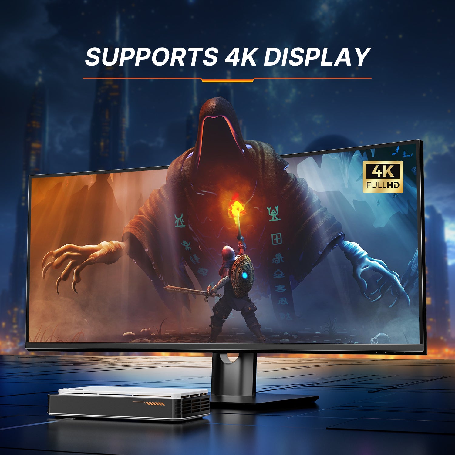 BOSGAME eGPU Docking Station GVP7600, AMD Radeon RX 7600M XT Graphics, I/O Expantion