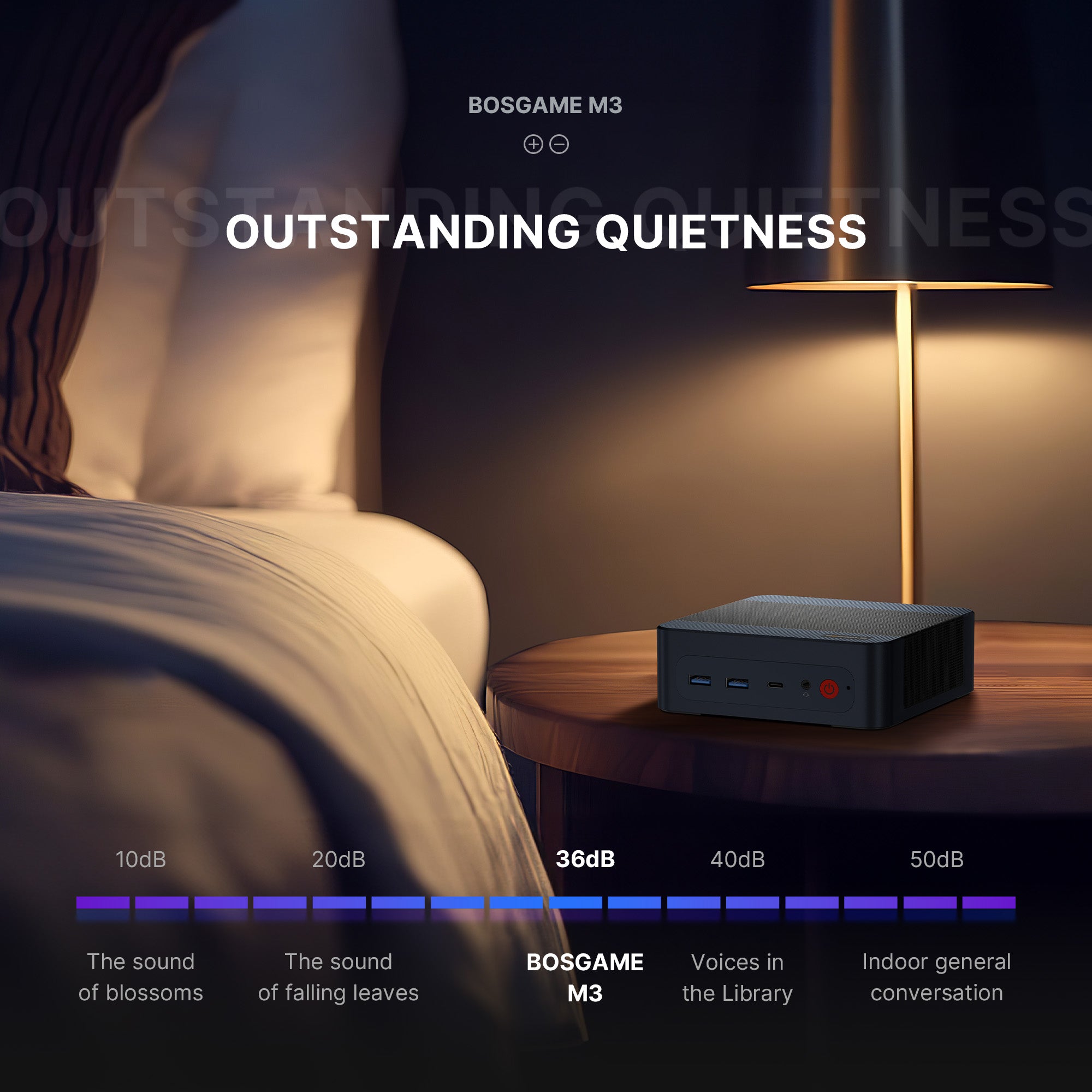 BOSGAME Ai Mini PC M3, Powered by Intel Ultra 7 155H Processor,  Thunderblot 4 Ports, Dual 2.5G LAN Ports Quad Display