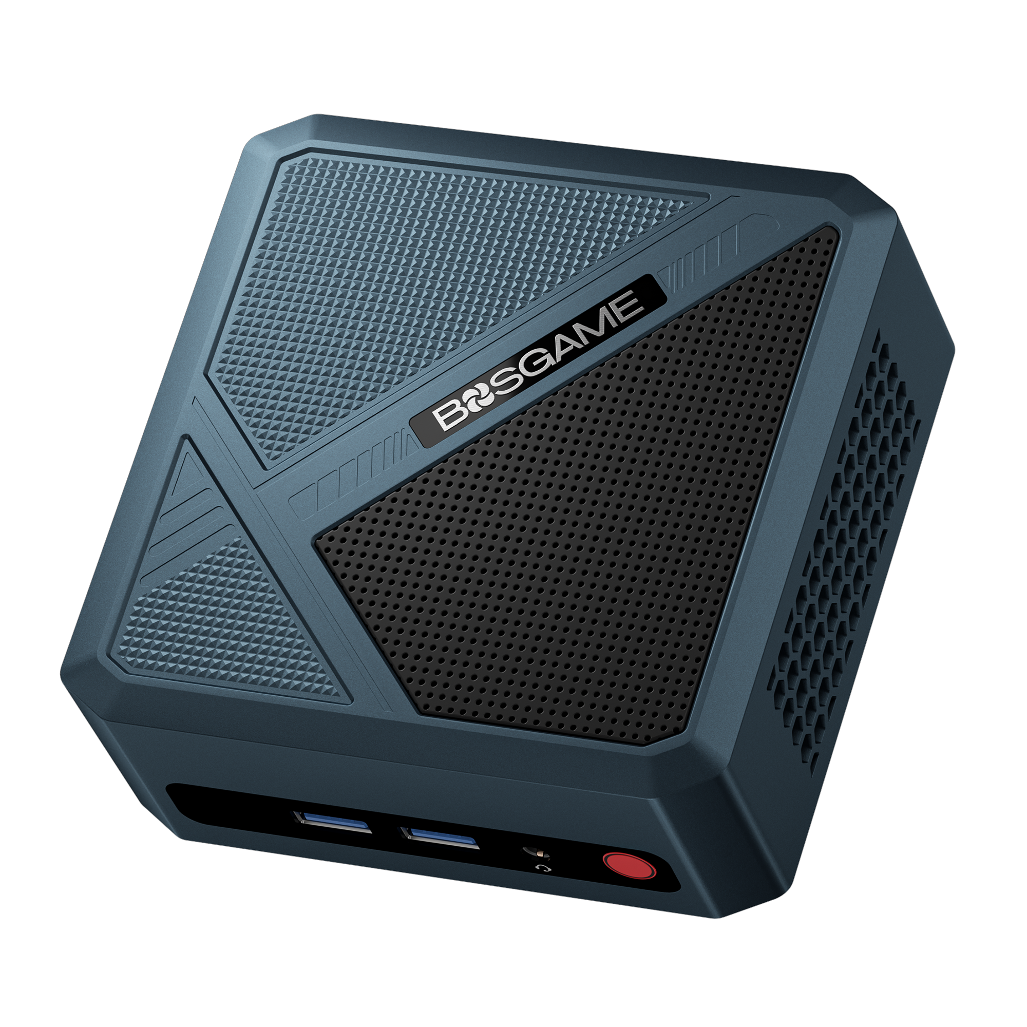 BOSGAME Mini PC P5 AMD Ryzen 5 6600H, 16GB DDR4 512GB PCIe 3.0 x4 SSD