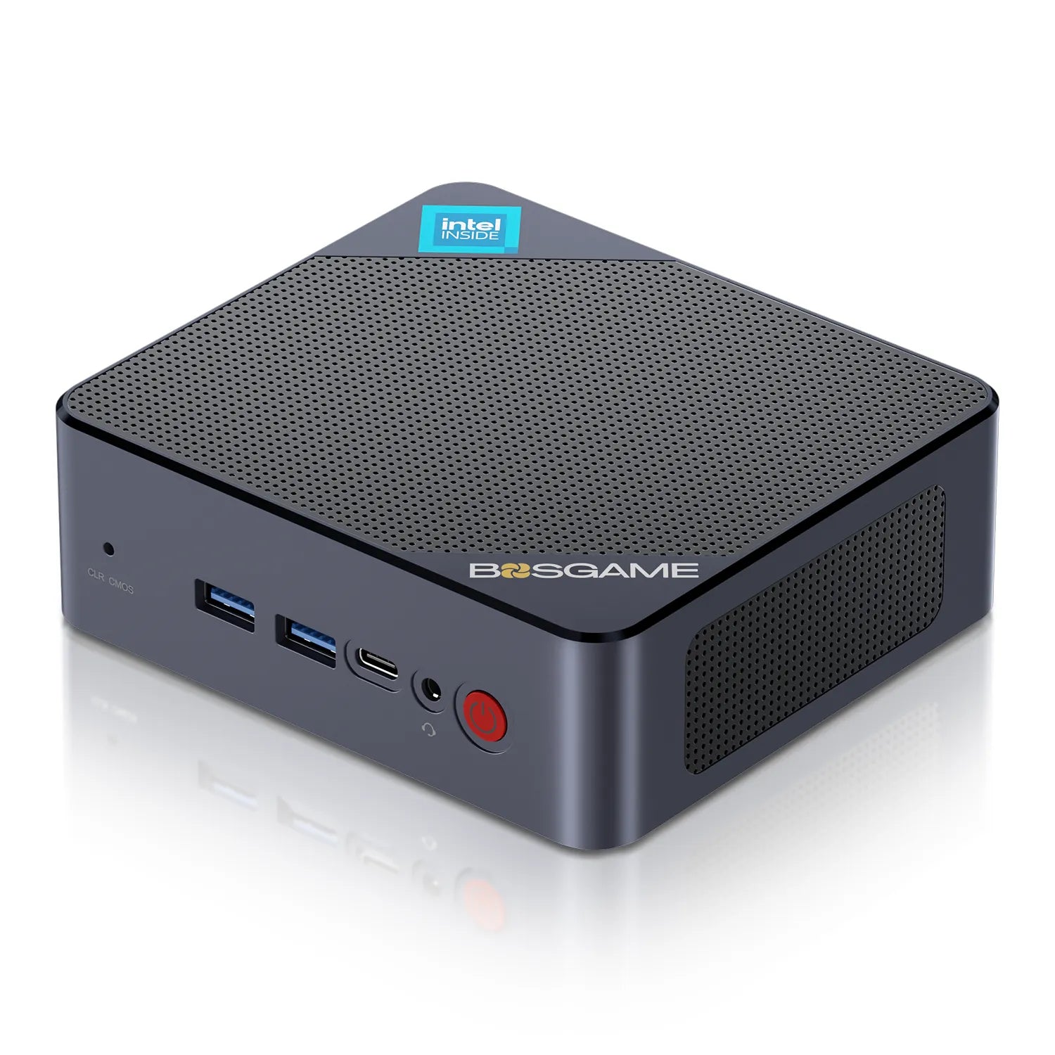 BOSGAME Mini PC B100, Intel 12th Gen Alder Lake N100, Full-feathured USB-C Port