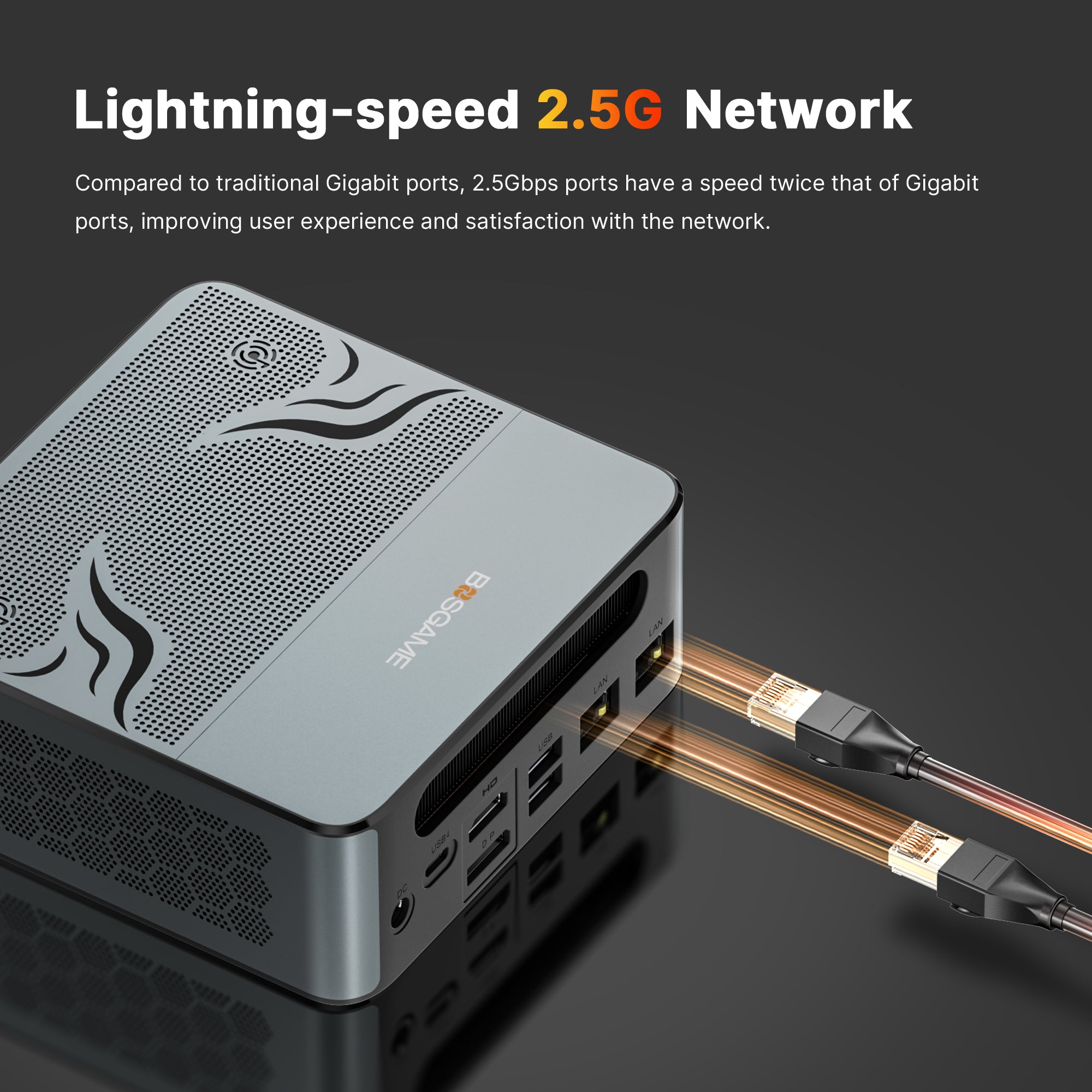 BOSGAME Mini Gaming PC M2, Bulit in Speaker, Powred by AMD Ryzen 9 7940HS Processor, 32GB DDR5 1TB NVMe SSD